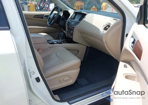 2017 Nissan Pathfinder Platinum z USA, uszkodzony, nr VIN 5N1DR2MM7HC668688